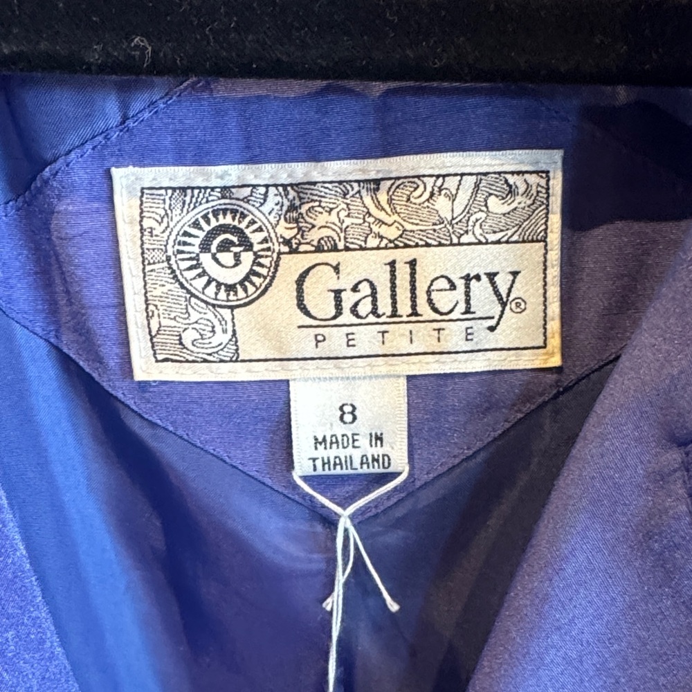 Vintage Gallery Purple Trench Coat - Picture 5 of 7